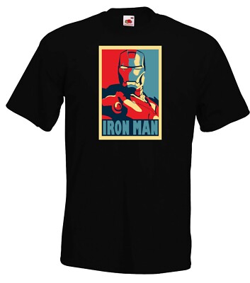 Youth Designz Ironman Popart Herren T-Shirt Print Logo Hulk Thor Avengers Comic