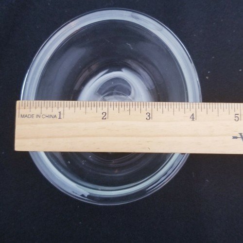 Vintage Anchor Hocking Set of 4 USA 1019 10 ounce Oval Glass Custard Baking Bowl - Picture 12 of 12