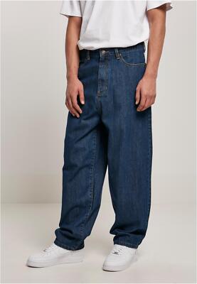 Urban Classics 90 s Jeans Hose Oversize Fit RetroJeanshose Denim 100% Baumwolle 