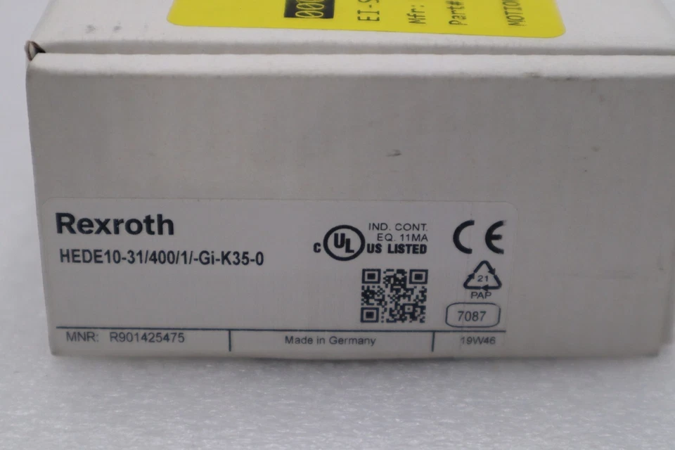 NUEVO Presostato Rexroth HEDE10-31/400/1/-GI-K35-0 R901425475 STOCK G630A Foto 2 de 2