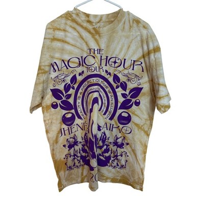 Jhene Aiko Magic Hour Tour 2024 Tie Dye Shirt Men XXL Spiraling Into Control NEW