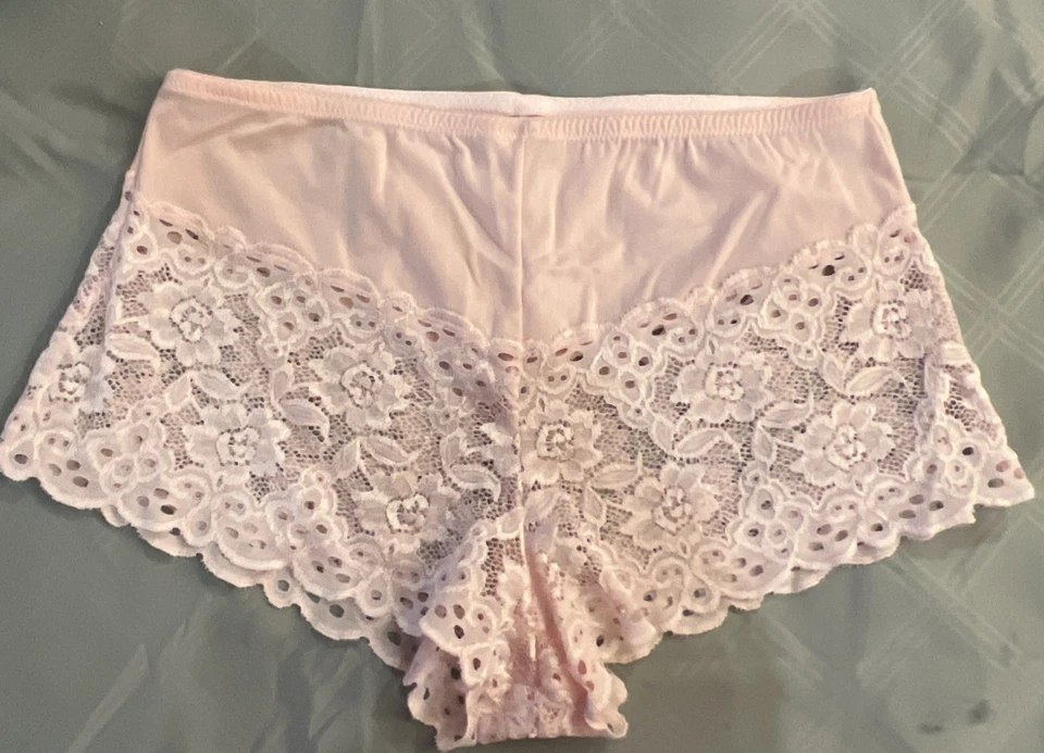 BRAGAS MUJER NUEVAS SIN ETIQUETAS ROSA ENCAJE DESCARADAS TALLA XL Foto 2 de 4