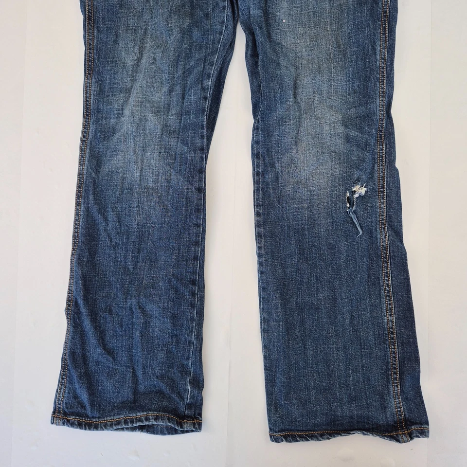 WRANGLER JEANS W33 L32 AZUL BOOTCUT PARA HOMBRE CREMALLERA MOSCA - Imagen 3 de 4