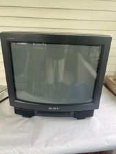 Vintage Sony Trinitron KV-19TS20 19" CRT TV Television Parts/Repair Not Working