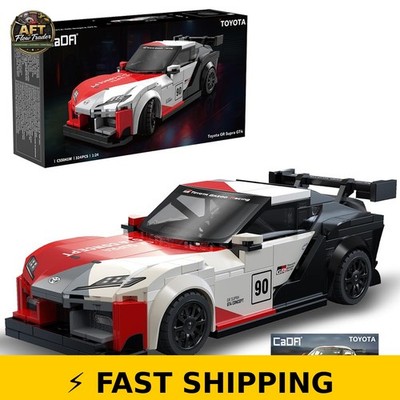 CaDA C55041W Toyota GR Supra GT4 Building Blocks Car, 1:24 Scale
