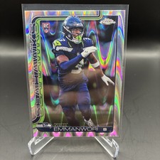 2025 Topps Chrome Nick Emmanwori Rookie RC RayWave Refractor #348 Seahawks