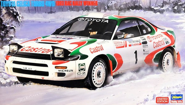 Toyota Celica Turbo 4WD 1993 Rac Rally Winner 1:24 Model Kit Hasegawa 20358-image