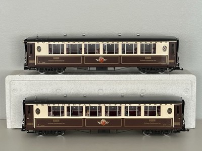 LGB 72700 Continental Classic Express Pullman Coaches No. 2000 & 2001 G-Scale