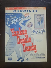 Harrigan & Over There Yankee Doodle Dandy 1935 Sheet Music George Cohan