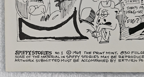 VTG Spiffy Stories No. 1 1969 1st Print Underground Comic Adult Keyhole Cover - Picture 4 of 9