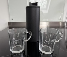 2 Senseo  Kaffee Gläser + Padholder Jacobs