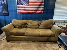 Broyhill Sofa - 3 Seats w/ 1 Extra Chair & Ottoman