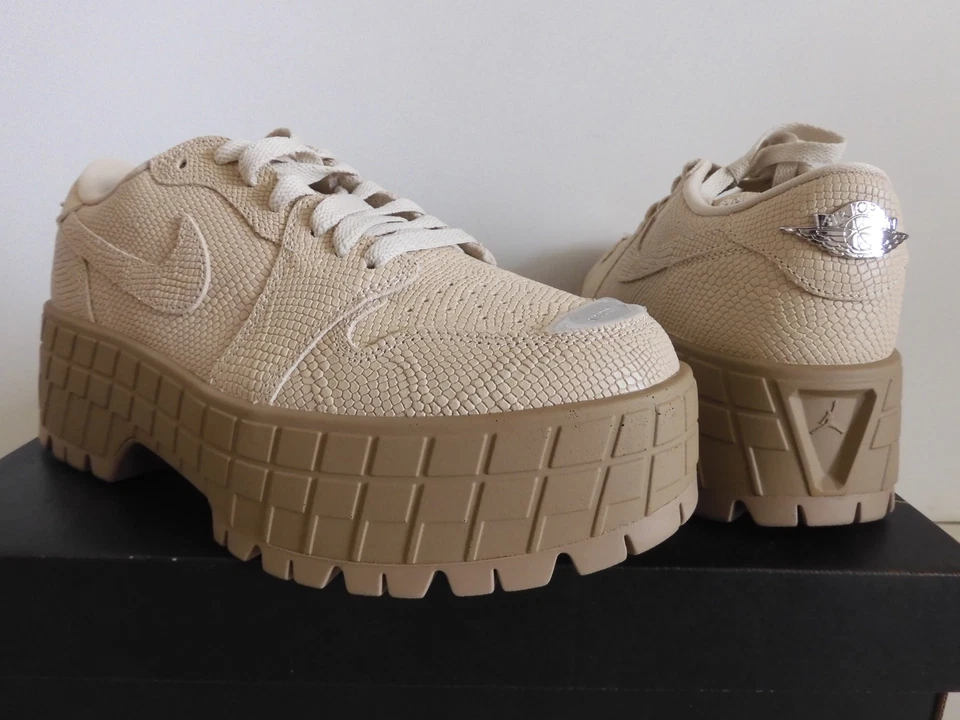 Nike Air Jordan 1 Brooklyn Low "Botas" Ratán-Desierto Camuflaje Talla 8.5 [HF3184-200] Foto 3 de 4