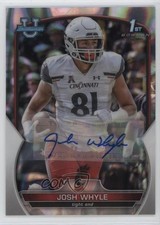 2022 Bowman U Chrome Prospect Lava Refractor 124/199 Josh Whyle #89 Auto 10k8