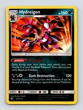 Hydreigon 33/70 Holo Rare Dragon Majesty Pokemon Near Mint