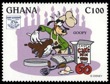 GHANA 1757 - Donald Duck 60th Birthday "Goofy" (pc20424)