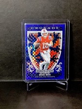 2025 Panini Rookies & Stars - Crusade Drake Maye #29 Blue Plaid Prizm