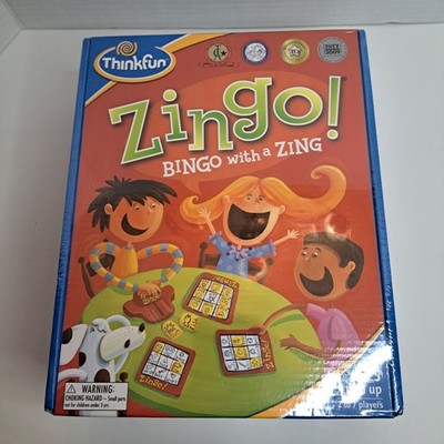 ThinkFun Zingo! Bingo with a Zing Game - Ages 4+ Have Fun & Learn - New Sealed