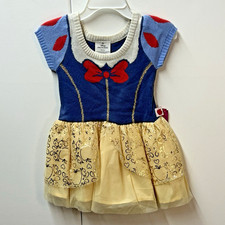 Disney Princess Infant Girls Size 12M Snow White Cosplay Dress NWT