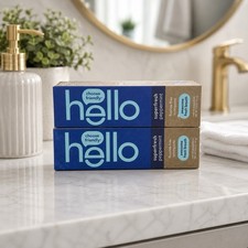 NEW Hello Lot of 2 Superfresh Natural Peppermint Fluoride Free Toothpaste 5oz