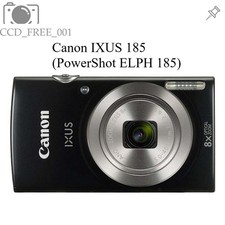 Canon PowerShot IXUS 185 ELPH 185 Digital Camera 20MP 8x Optical Zoom Black