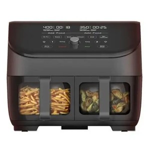 Vortex instantané Plus Panier double Air Fryer avec ClearCook 8QT - Noir (140-3090-0)