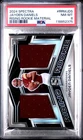 2024 PANINI SPECTRA RISING RC MATERIALS #RRMJDS JAYDEN DANIELS RC /99 PSA 8