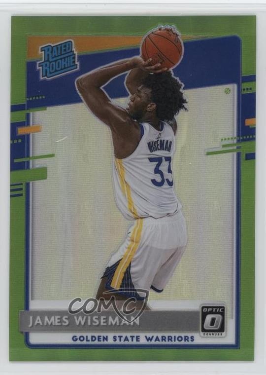 2020 Panini Donruss Optic Rated Rookie Lime Green Prizm /149 James Wiseman 0g65