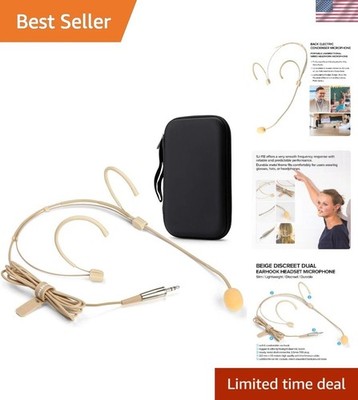 Crystal-Clear Low-Profile Headworn Microphone - Perfect for Theater & Podcasts