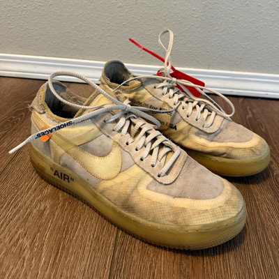 Nike x Off-White Air Force 1 Low ''The Ten'' AO4606-100 Men's 2017 Beige