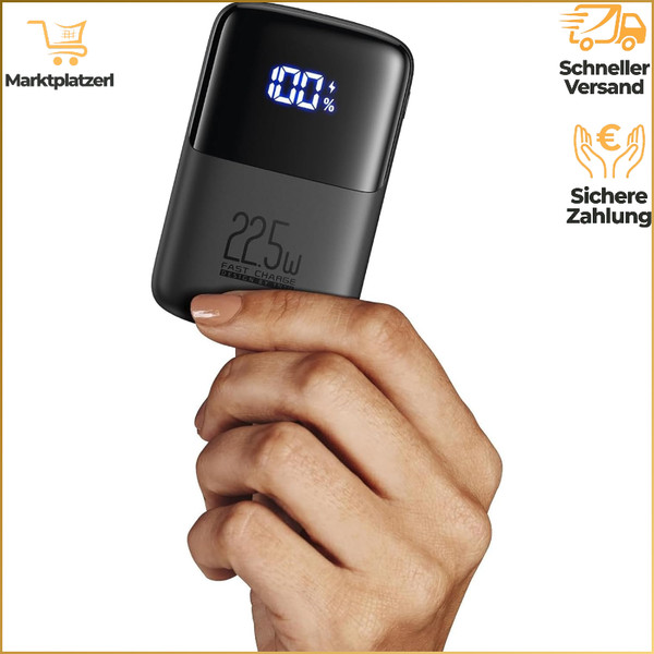 Powerbank 10000Mah 22.5W Schnellladung PD3.0 QC4.0 USB-C Extern FüR Handy-image