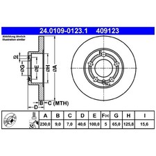 2x Bremsscheibe hinten für VW Polo 6V5 4 9A4 9N 9N2 5 602 6R1 6 AW1 | 26251229