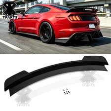 For 20152023 Ford Mustang Gt500 Coupe Black Rear Trunk Spoiler Wing Body Decor For 20152023 Ford Mustang Gt500 Coupe Black Rear Trunk Spoiler Wing Body Decor