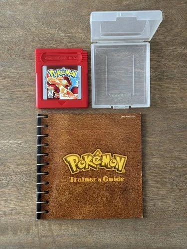 Pokémon: Red Version (Nintendo Game Boy, 1999) Includes original game manual