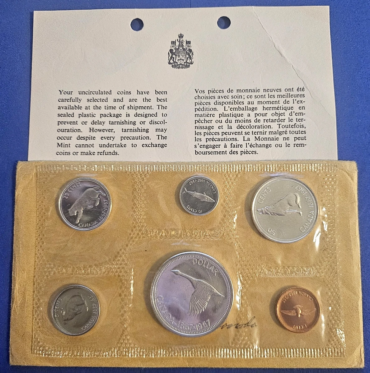 1967 Canadian Coins In Canadian Coin Mint Sets for sale | eBay