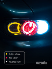 Emiit Autogarage Led Infinity Mirror Sequential Taillights For Nb Miata 01-05 Emiit Autogarage Led Infinity Mirror Sequential Taillights For Nb Miata 01-05