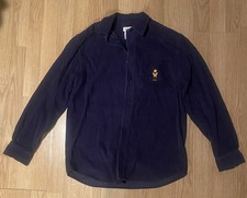 Disney Store Winnie the Pooh 1966 Button Up Shirt Women s Small Corduroy Navy