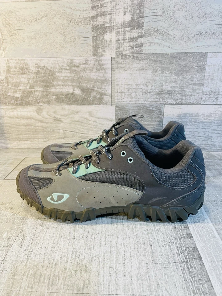 Giro Petra MTB горный велосипед Велосипедные туфли женский размер 8 серый отличном - Изображение 3 из 4