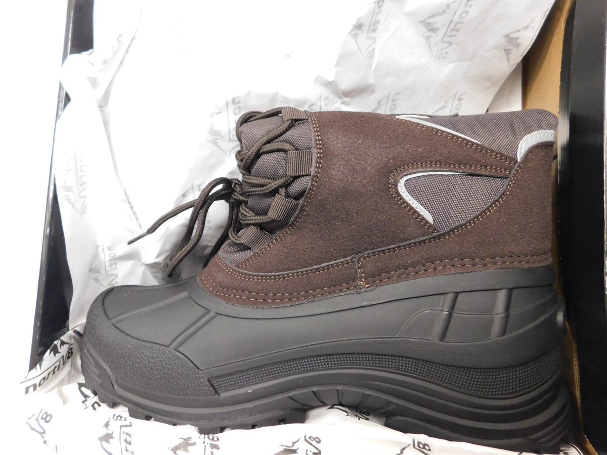 Nortiv 8‎ Mountaineer-1 Winter Snow Boots Brown Insulated Size 7 Nortiv 8 - Brandclub - NORTIV 8 Men main image 4
