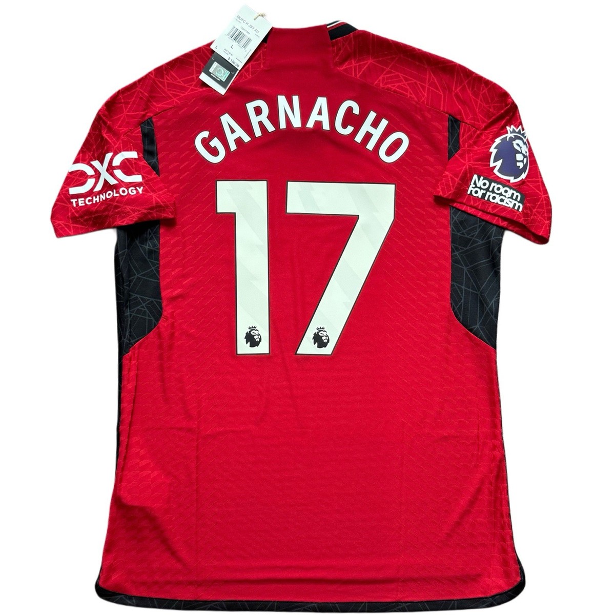 マンチェスターユナイテッド GARNACHO 17番 ユニフォームMサイズ 2023/24 Manchester United Authentic Home Jersey #17 Garnacho