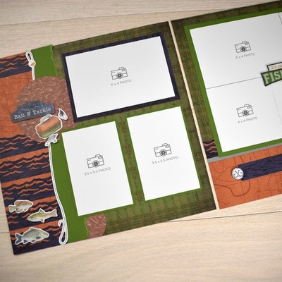 Creative Memories クラフトパンチ 5個セット Creative Memories Fishing Memories Bundle includes DRIFTING WATER