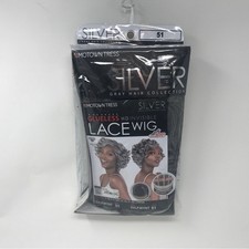 Motown Tress HD Invisible Lace Front Glue less Wig, OS - #51 (Dark Grey)