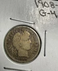 1908 O Barber Dime