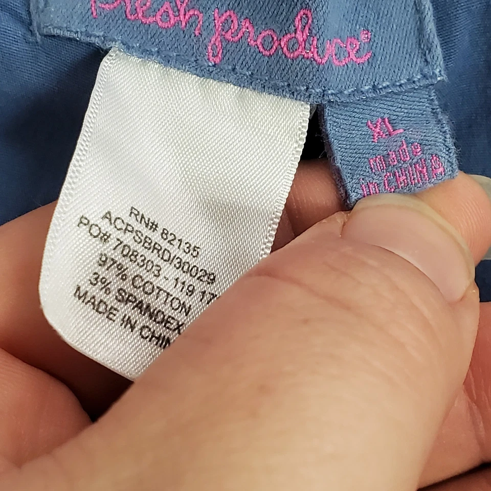 Capri costero Fresh Produce para mujer talla XL azul sostenible vacaciones en la playa Foto 4 de 4