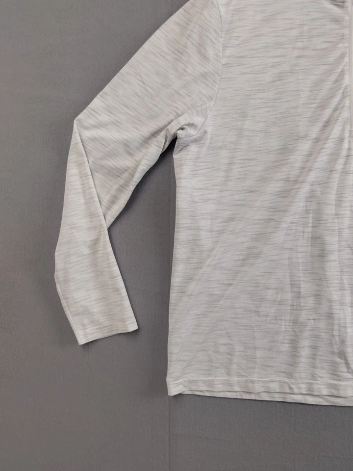 Suéter Under Armour Hombres 2XL Gris Jaspeado 1/4 Cremallera Manga Larga HeatGear Foto 4 de 4