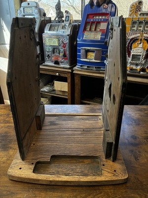 Mills Hi-Top Slot Machine Replacement Wood Cabinet Original Sides.