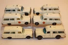 6 Vintage 1960's-1970's Matchbox Lesney Mercedes-Benz Binz Ambulance Cars #3