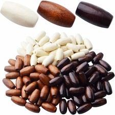 Retro Braid Bead String Chain Bracelet Necklace Wooden Beading DIY Accessories