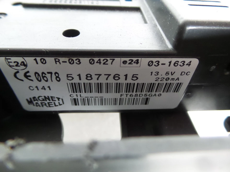 Centralina Bluetooth Fiat Bravo II 2 Tipo 198 1.6d ECU 51877615 555550311901 - Immagine 4 di 4