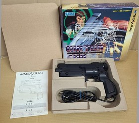 SEGA SATURN VIRTUA GUN 2 Controllers Boxed VIRTUA COP 1 2 House of the dead #5